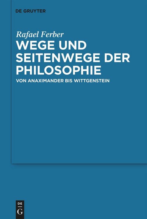 Produktbild: Wege und Seitenwege der Philosophie