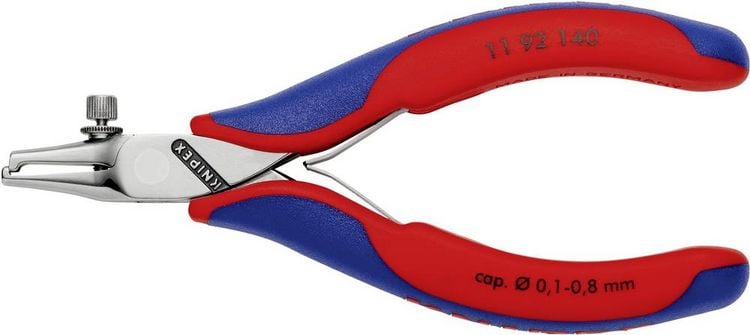 Produktbild: Knipex 11 92 140 Abisolierzange 0.1 bis 0.8mm