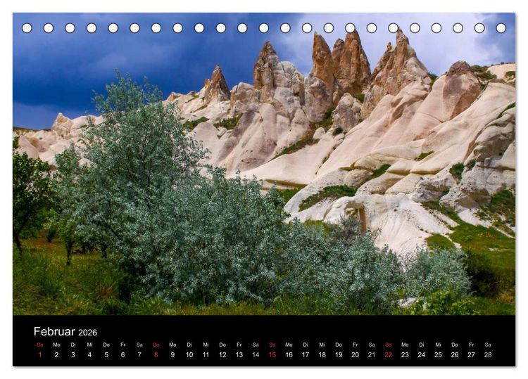 Produktbild: T&uuml;rkei - fantastisches Kappadokien (Tischkalender 2026 DIN A5 quer), CALVENDO Monatskalender