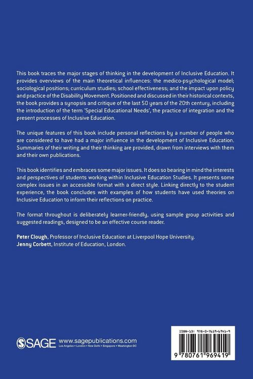 Produktbild: Theories of Inclusive Education