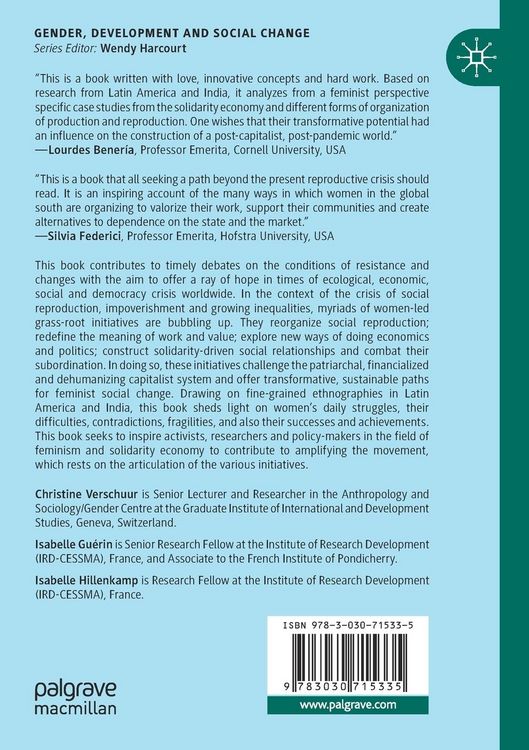 Produktbild: Social Reproduction, Solidarity Economy, Feminisms and Democracy