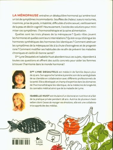 Produktbild: Mieux vivre la m&eacute;nopause : gr&acirc;ce &agrave; l'alimentation et aux hormones