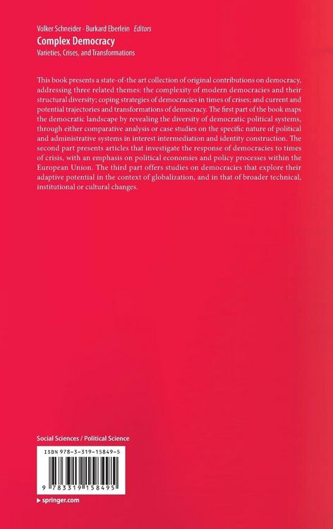 Produktbild: Complex Democracy