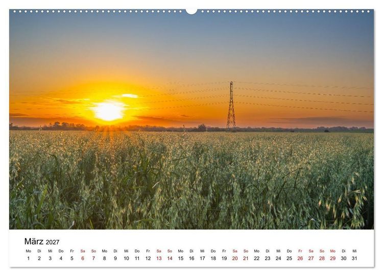 Produktbild: Magische Sonnenunterg&auml;nge (Wandkalender 2027 DIN A2 quer), CALVENDO Monatskalender