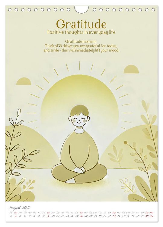 Produktbild: The anti-stress path - Monthly inspirations for more balance (Wall Calendar 2026 DIN A4 portrait), CALVENDO 12 Month Wall Calendar