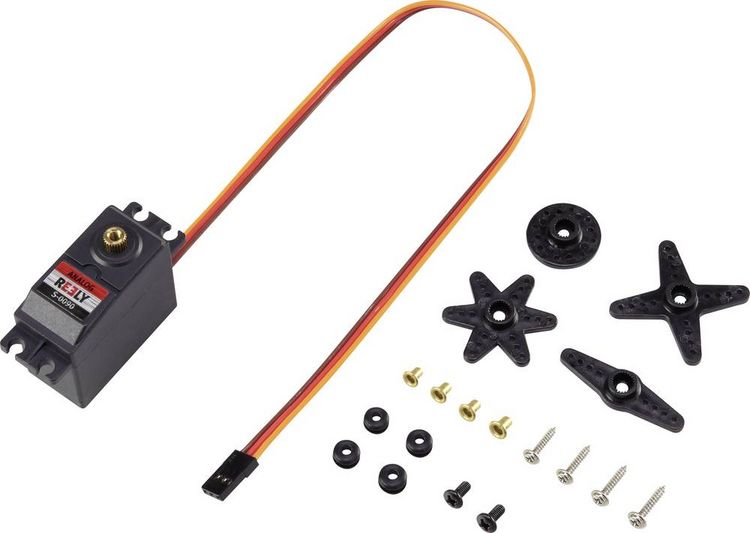 Reely Micro-Servo S-0009 – Analog-Servo Mit Plastik-Getriebe, Stecksystem JR, Für Micro-Helis & Flugmodelle