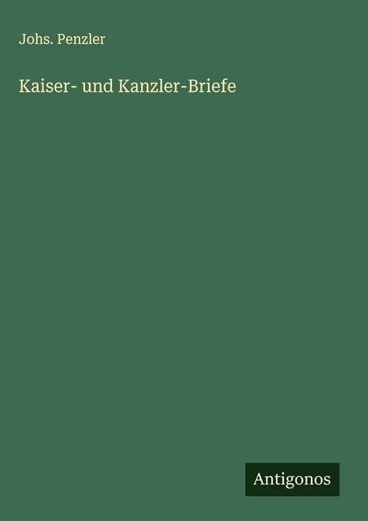 Produktbild: Kaiser- und Kanzler-Briefe