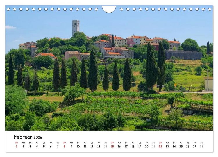 Produktbild: Istrien (Wandkalender 2026 DIN A4 quer), CALVENDO Monatskalender