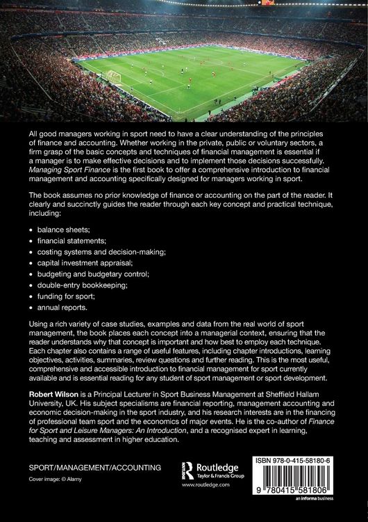 Produktbild: Managing Sport Finance