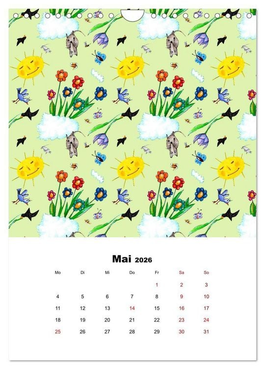 Produktbild: MUSTERMACKE (Wandkalender 2026 DIN A4 hoch), CALVENDO Monatskalender