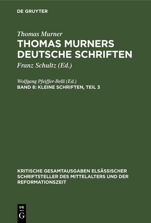 Produktbild: Kleine Schriften, Teil 3