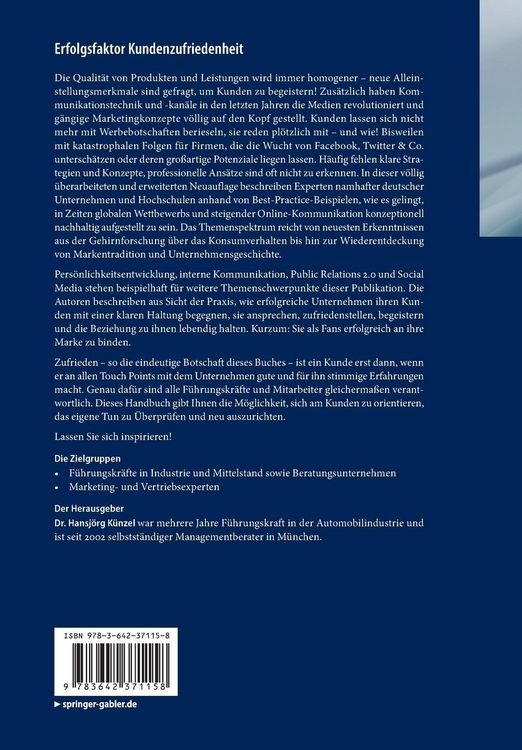 Produktbild: Erfolgsfaktor Kundenzufriedenheit