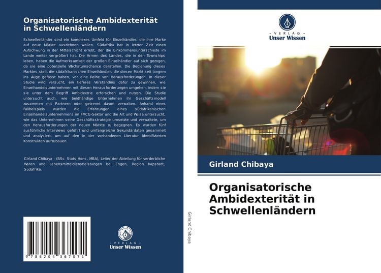 Produktbild: Organisatorische Ambidexterit&auml;t in Schwellenl&auml;ndern