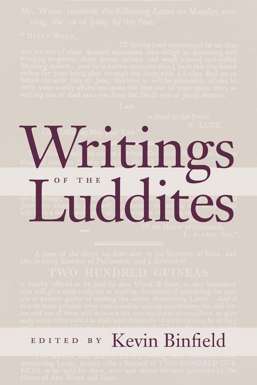 Produktbild: Writings of the Luddites