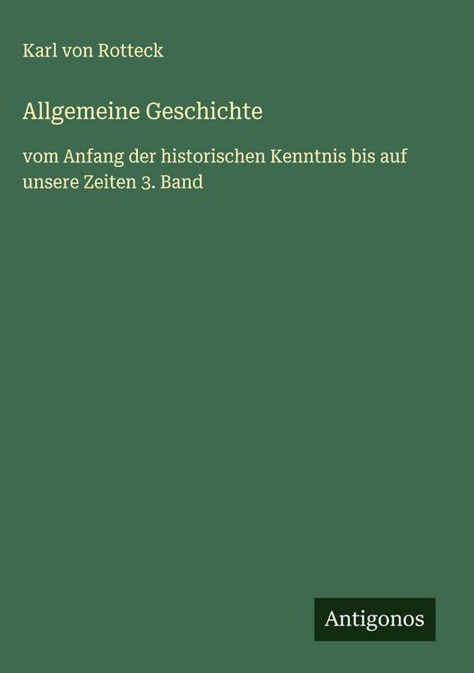 Produktbild: Allgemeine Geschichte