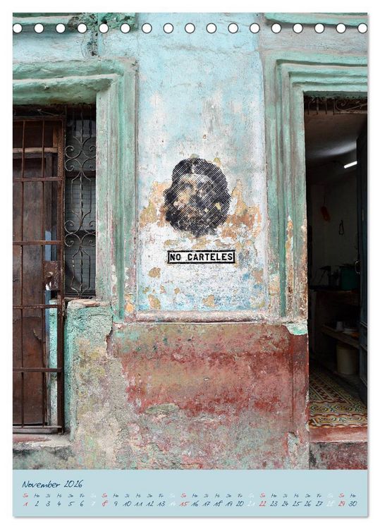 Produktbild: CUBAN GRAFITTI (Tischkalender 2026 DIN A5 hoch), CALVENDO Monatskalender