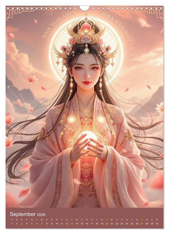 Produktbild: G&ouml;ttinnen im chinesischem Stil (Wandkalender 2026 DIN A3 hoch), CALVENDO Monatskalender