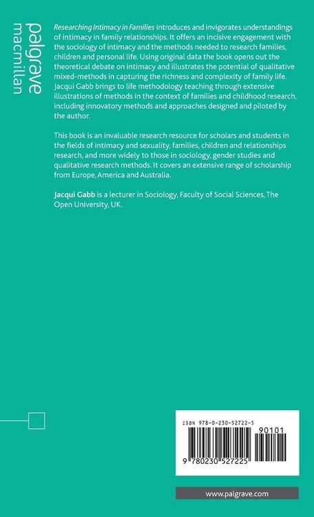 Produktbild: Researching Intimacy in Families