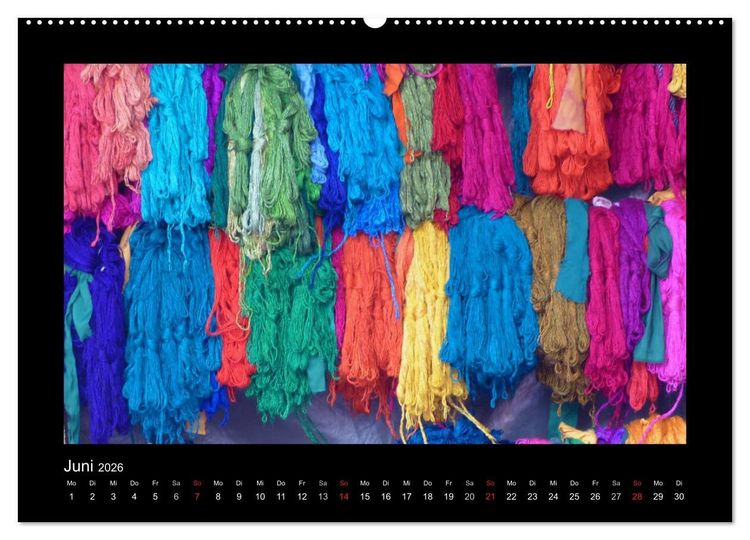 Produktbild: Farbenfrohes Guatemala (Wandkalender 2026 DIN A2 quer), CALVENDO Monatskalender