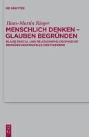 Produktbild: Menschlich denken - Glauben begr&uuml;nden