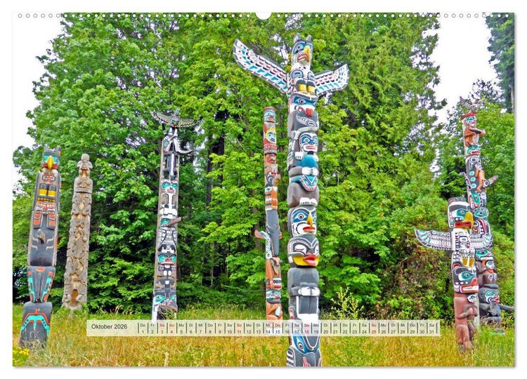Produktbild: Vancouver Kanada 2026 (Wandkalender 2026 DIN A2 quer), CALVENDO Monatskalender