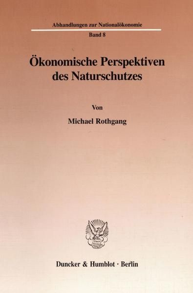 Produktbild: &Ouml;konomische Perspektiven des Naturschutzes.