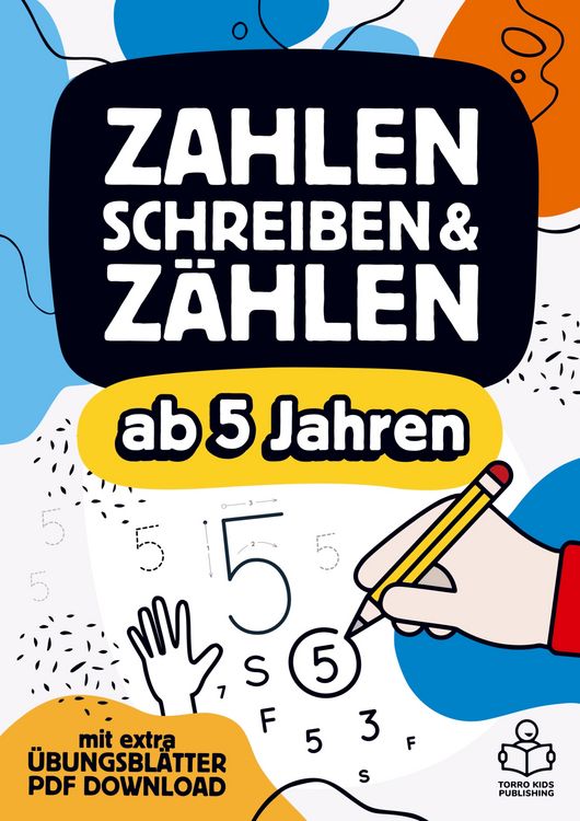 Produktbild: Vorschulheft - Zahlen schreiben, Z&auml;hlen und Mengen lernen ab 5 Jahren