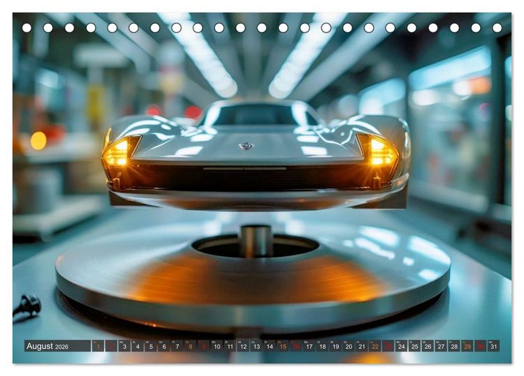 Produktbild: Magnetschwebetechnik (Tischkalender 2026 DIN A5 quer), CALVENDO Monatskalender