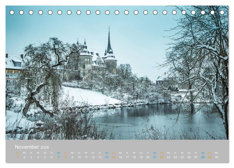 Produktbild: Coburger Land - Burgen und Schl&ouml;sser (Tischkalender 2026 DIN A5 quer), CALVENDO Monatskalender
