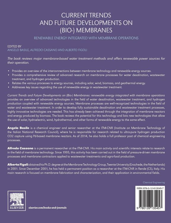 Produktbild: Current Trends and Future Developments on (Bio-) Membranes