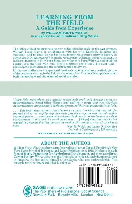 Produktbild: Learning from the Field