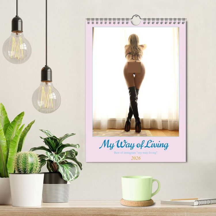 Produktbild: MY WAY LIVING (Wall Calendar 2026 DIN A4 portrait), CALVENDO 12 Month Wall Calendar