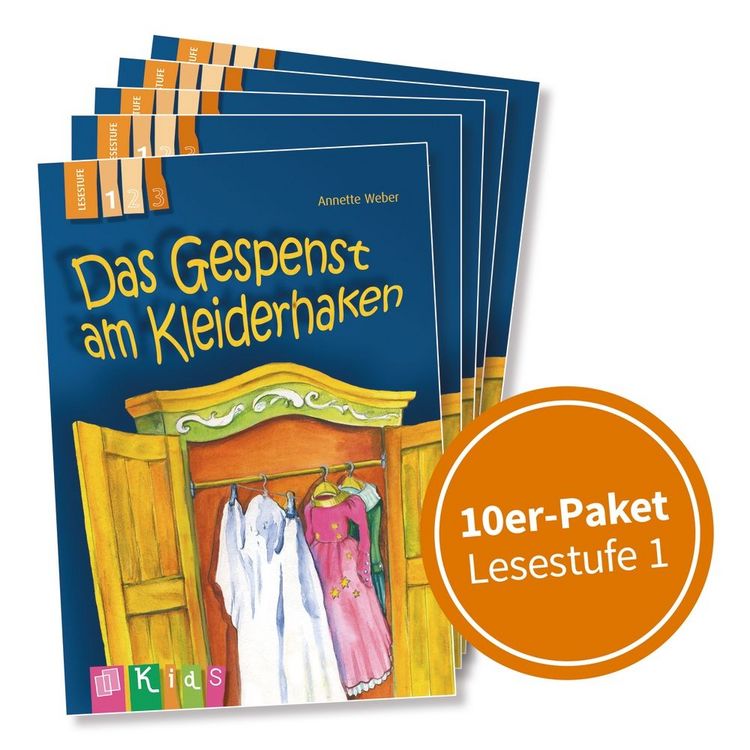 Produktbild: 10er Paket: Das Gespenst am Kleiderhaken &ndash; Lesestufe 1