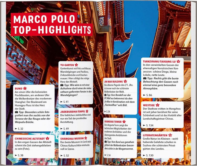 Produktbild: MARCO POLO Reisef&uuml;hrer Shanghai, Sozhou, Hangzhou