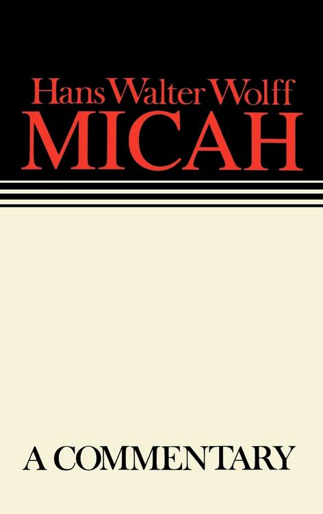 Produktbild: Micah Continental Commentary