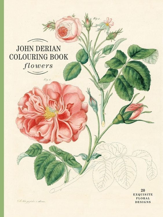 Produktbild: John Derian Colouring Book: Flowers