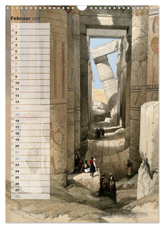 Produktbild: &Auml;gyptens Tempel (Wandkalender 2026 DIN A3 hoch), CALVENDO Monatskalender