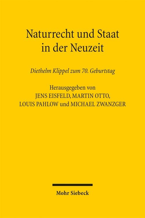 Produktbild: Naturrecht und Staat in der Neuzeit