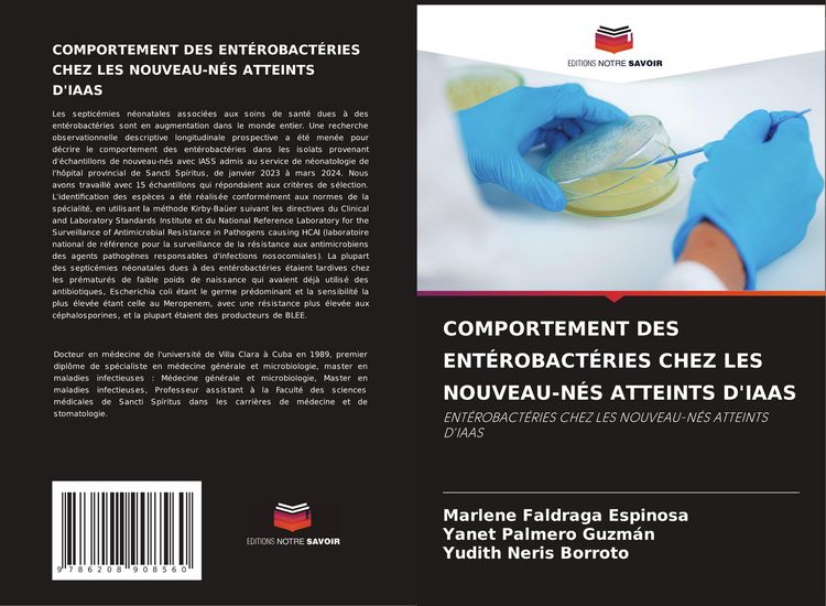 Produktbild: COMPORTEMENT DES ENT&Eacute;ROBACT&Eacute;RIES CHEZ LES NOUVEAU-N&Eacute;S ATTEINTS D'IAAS