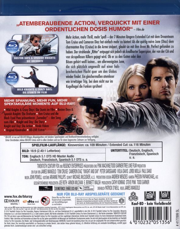 Produktbild: Knight and Day - Extended Cut