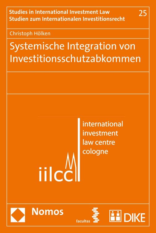Produktbild: Systemische Integration von Investitionsschutzabkommen