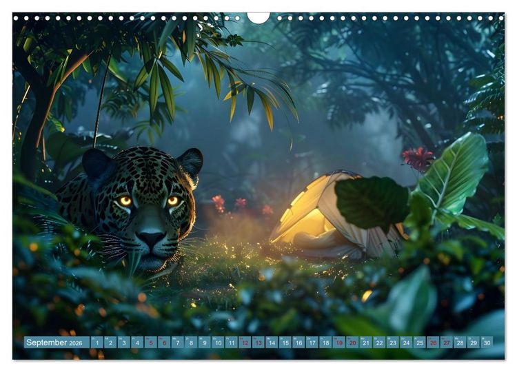 Produktbild: Camping Extreme (Wandkalender 2026 DIN A3 quer), CALVENDO Monatskalender