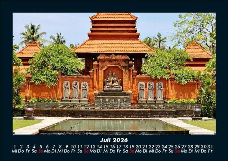 Produktbild: Tempel 2026 Fotokalender DIN A5