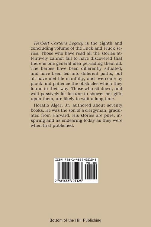 Produktbild: Herbert Carter's Legacy, the Inventor's Son