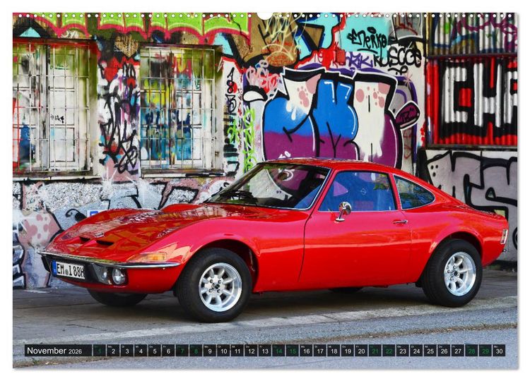 Produktbild: Opel GT 1900 AL Eine deutsche Sportwagenlegende (hochwertiger Premium Wandkalender 2026 DIN A2 quer), Kunstdruck in Hochglanz