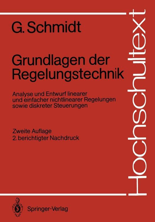 Produktbild: Grundlagen der Regelungstechnik