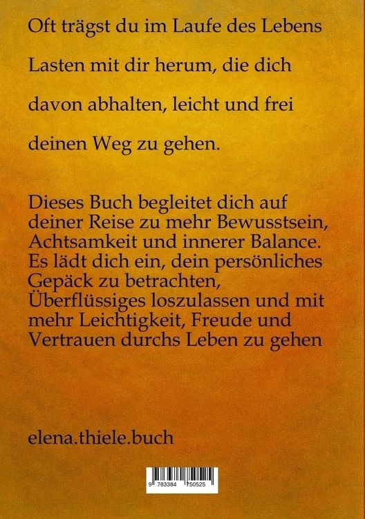 Produktbild: Bewusst durchs Leben mit dem richtigen Gep&auml;ck