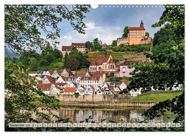 Produktbild: Am Neckar zwischen T&uuml;bingen und Heidelberg (Wandkalender 2026 DIN A3 quer), CALVENDO Monatskalender