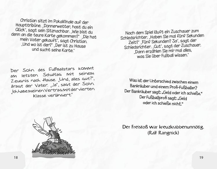 Produktbild: Die besten Fu&szlig;ballwitze - Wir haben zwar keine Chance, aber die m&uuml;ssen wir nutzen!