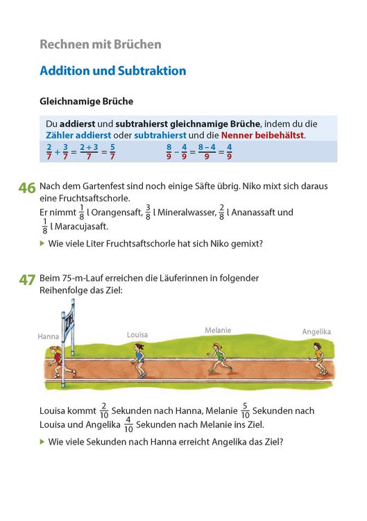 Produktbild: Bruchrechnen ab 6. Klasse, A5-Heft